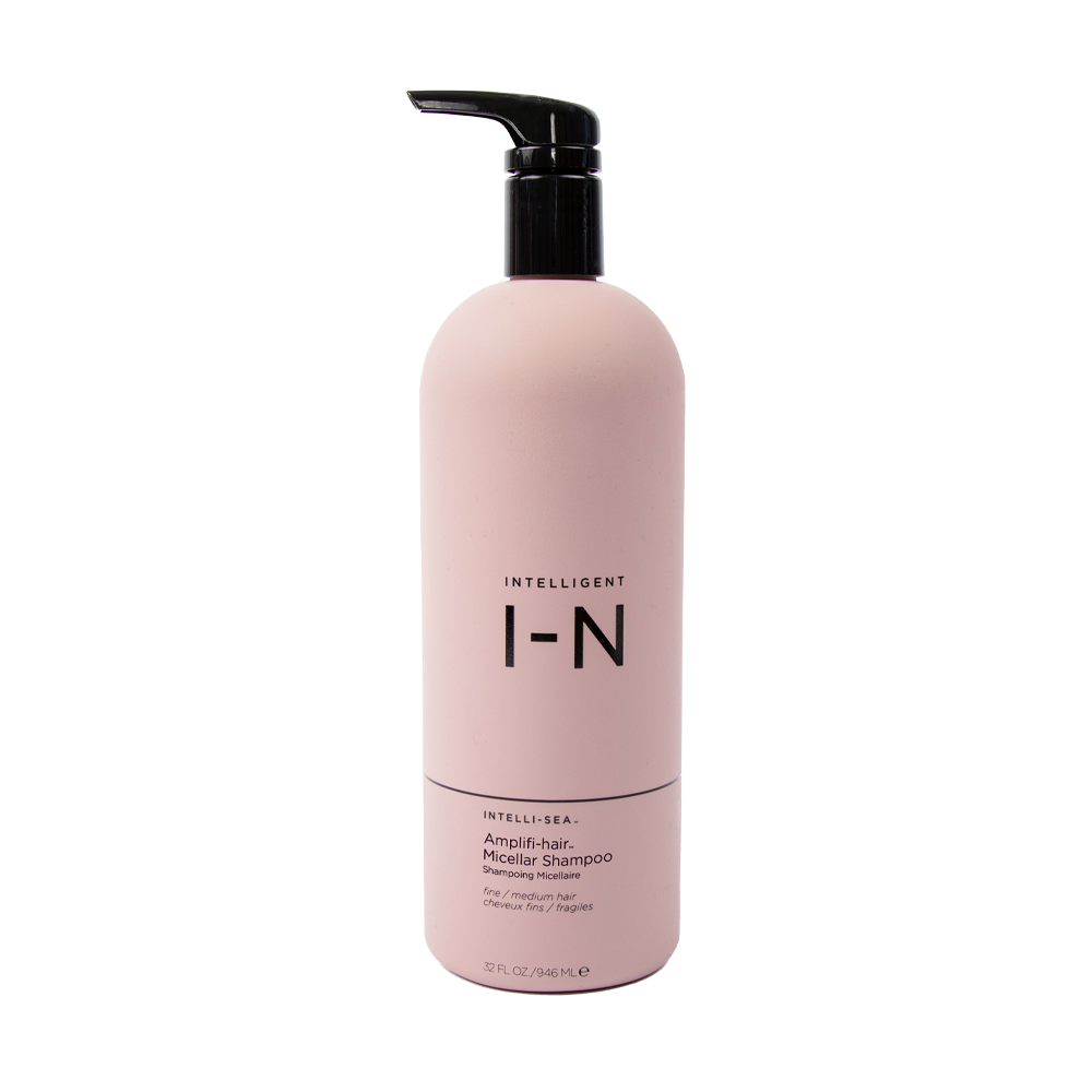 NEW! Natural plant based sulfate free Amplifi-hair Volumizing Micellar Shampoo for fine flat limp hair